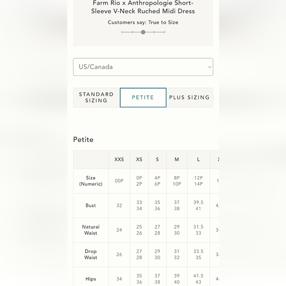 Farm Rio x Anthropologie Short-Sleeve V-Neck Ruched Midi Dress, Size XS - Picture 3 of 12